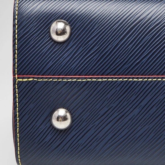 Louis Vuitton Indigo Epi Leather Twist Tote Bag - Picture 5 of 12